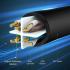 UGREEN NW102-20160 2M Cat 6 U/UTP Lan Cable with Gold-Plated conductor, 8-Core Twisted-Pair & Data Transmission Upto 1000MBPS - Black