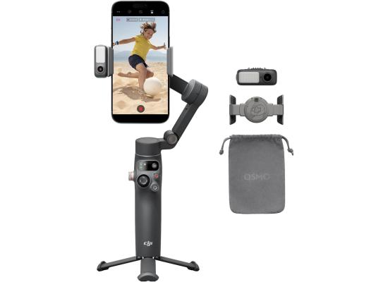 DJI Osmo Mobile 7P Gimbal Stabilizer for iPhone, Android, Native Tracking, Lighting, 3-Axis Phone Gimbal, Quick Launch, One-Tap Edit, Built-in Extension Rod & Tripod, 10hrs Use, Phone Charging