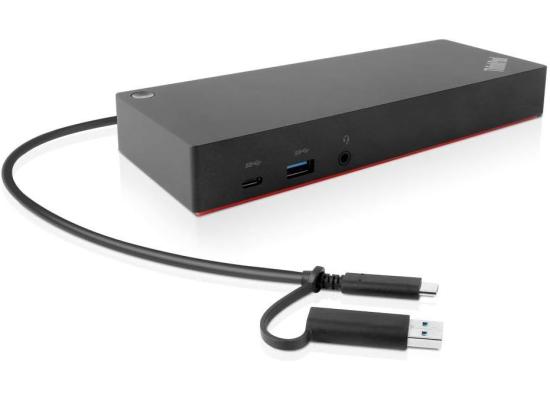 Lenovo 40AF0135UK ThinkPad Hybrid USB-C with USB-A Dock - Docking station - USB-C - GigE - 135 Watt - GB - for ThinkPad L480 L580 T480s X1 Yoga X280 - (Laptops > Laptop Docking Stations)