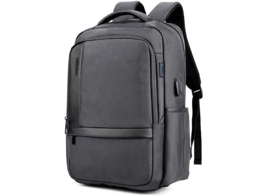 Arctic Hunter Anti-Theft Backpack Waterproof Backpack Laptop Backpack up to 15.6 Inches with USB Port and Headphone Port, Multiple Compartments Padded Backrest B00120 - Grey