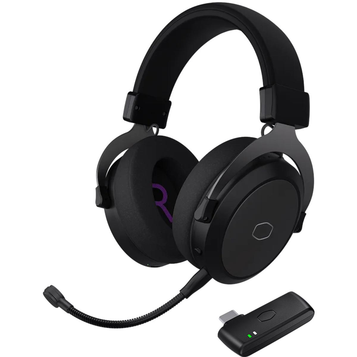 Cooler Master CH351 Wireless Gaming Headset (Bluetooth 5.4 /2.4GHz /3.5mm) USB Type C Charging, Unidirectional Noise Reduction Mic, Up To 3 Devices Switchable w/ Push Button