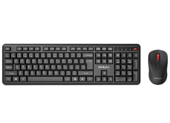 Lenovo KM125 PRO thinkplus Wireless Keyboard & Mouse Combo, Ergonomic Design for Comfortable Use, Lightweight and Efficient Design for Office and Home Use.
