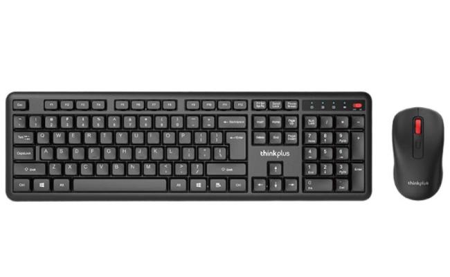 Lenovo KM125 PRO thinkplus Wireless Keyboard & Mouse Combo, Ergonomic Design for Comfortable Use, Lightweight and Efficient Design for Office and Home Use. Lenovo KM125 PRO thinkplus Wireless Keyboard & Mouse Combo, Ergonomic Design for Comfortable Use, Lightweight and Efficient Design for Office and Home Use.