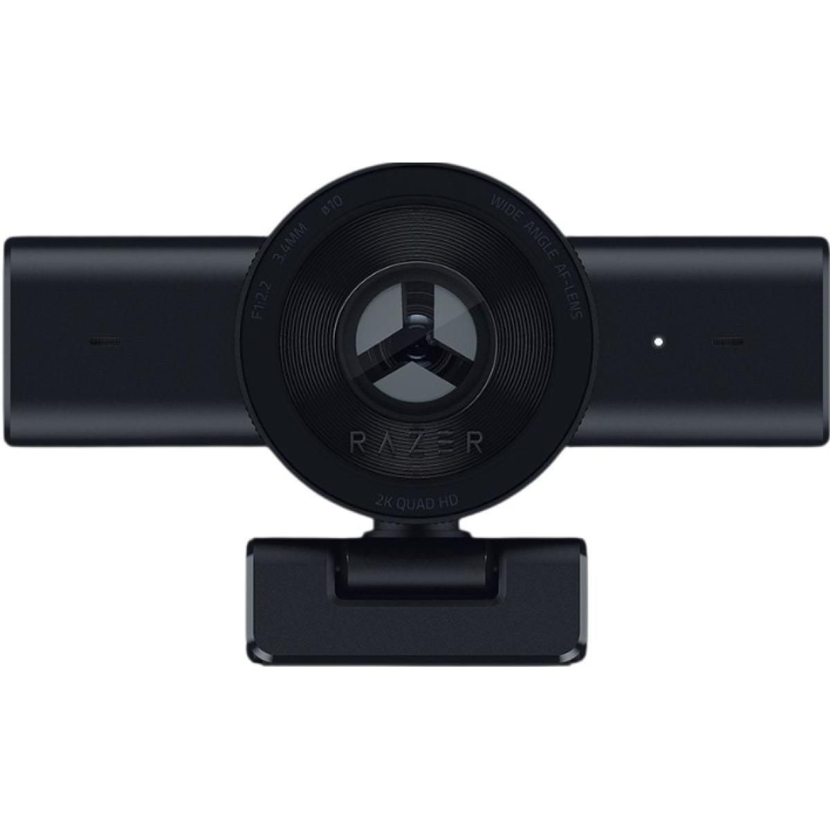 Razer Kiyo V2 X 2K Stream Edition Webcam (1440p 60 FPS) for Video Conferencing, Streaming - Black