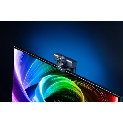 Razer Kiyo V2 X 4K Stream Edition Webcam (1440p 60 FPS) for Video Conferencing, Streaming - Black