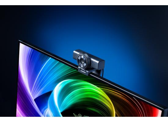 Razer Kiyo V2 X 4K Stream Edition Webcam (1440p 60 FPS) for Video Conferencing, Streaming - Black