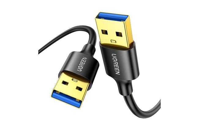 UGREEN USB to USB, 5 Gbps USB 3.0 Cable, Nylon Durable Male to Male Cable, Compatible with Hard Drive, Camera, and More 2M.