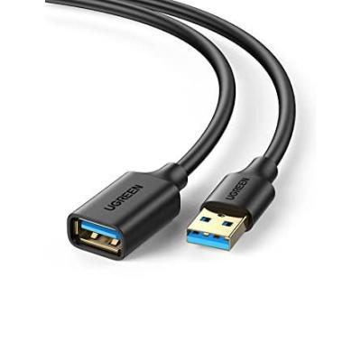 UGREEN USB Extension Cable, Black, 480 Mbps data transfer rate, Usb Male USB Female 2M.