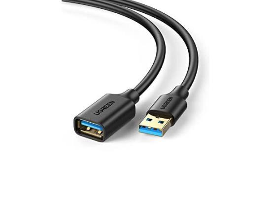 UGREEN USB Extension Cable, Black, 480 Mbps data transfer rate, Usb Male USB Female 2M.