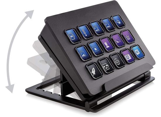 Corsair Elgato Stream Deck OG 15-Key Control Pad, USB 2.0, 15 Customizable LCD keys, For PC & Mac, trigger actions in OBS Studio, Streamlabs, Twitch & YouTube