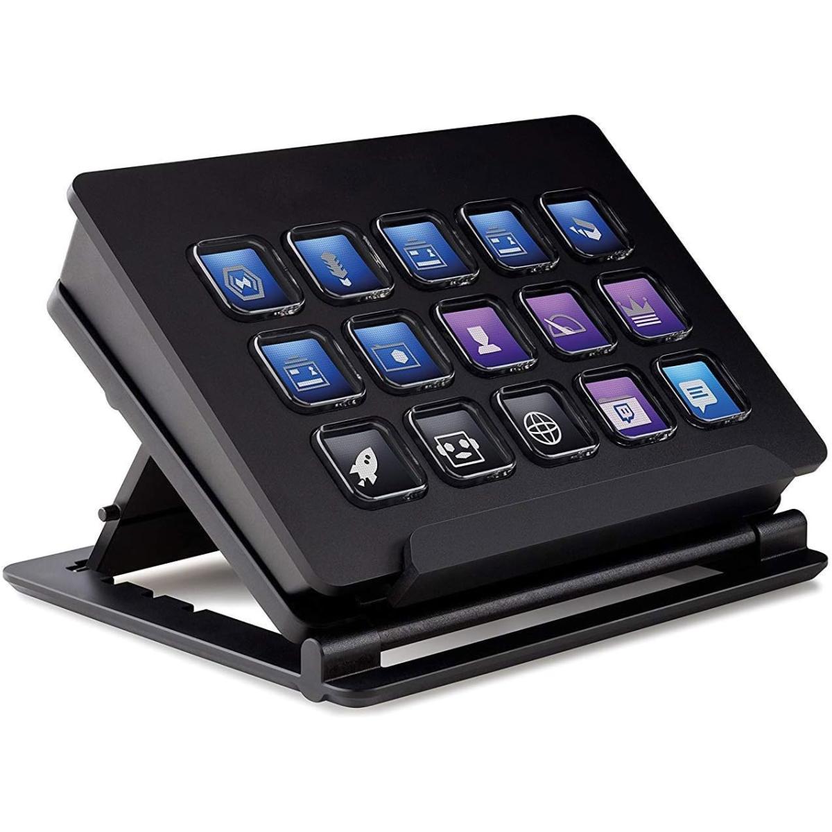 Corsair Elgato Stream Deck OG 15-Key Control Pad, USB 2.0, 15 Customizable LCD keys, For PC & Mac, trigger actions in OBS Studio, Streamlabs, Twitch & YouTube