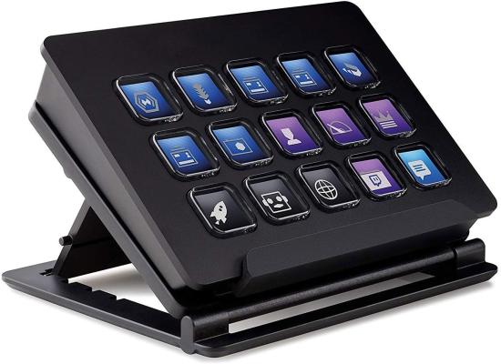 Corsair Elgato Stream Deck OG 15-Key Control Pad, USB 2.0, 15 Customizable LCD keys, For PC & Mac, trigger actions in OBS Studio, Streamlabs, Twitch & YouTube