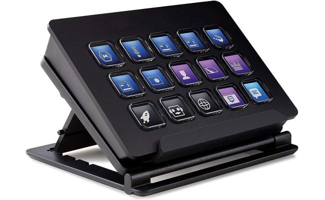 Corsair Elgato Stream Deck OG 15-Key Control Pad, USB 2.0, 15 Customizable LCD keys, For PC & Mac, trigger actions in OBS Studio, Streamlabs, Twitch & YouTube