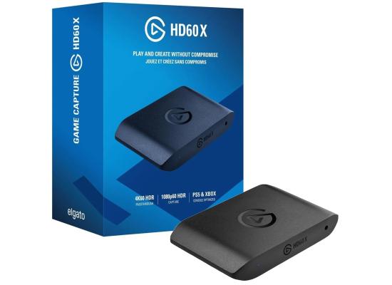 Corsair Elgato HD60 X USB 3.0 Capture Card, HDMI Streaming & Recording  HDR 10-bit Passthrough (up to 4K60) / Capture (up to 1080p60) For PC, Mac, XBOX ,PS