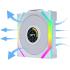 Lian Li UNI FAN SL Wireless LCD 120 (Reverse Blade) Single w/ Dual Zone ARGB, High Performance, 1.6" IPS Full color LCD Display, Daisy-Chain Style, 2.4 GHz Wireless Receiver (Included) - White