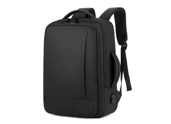 Expandable 16inch Laptop Backpack Black  1905