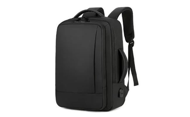 Expandable 16inch Laptop Backpack Black  1905