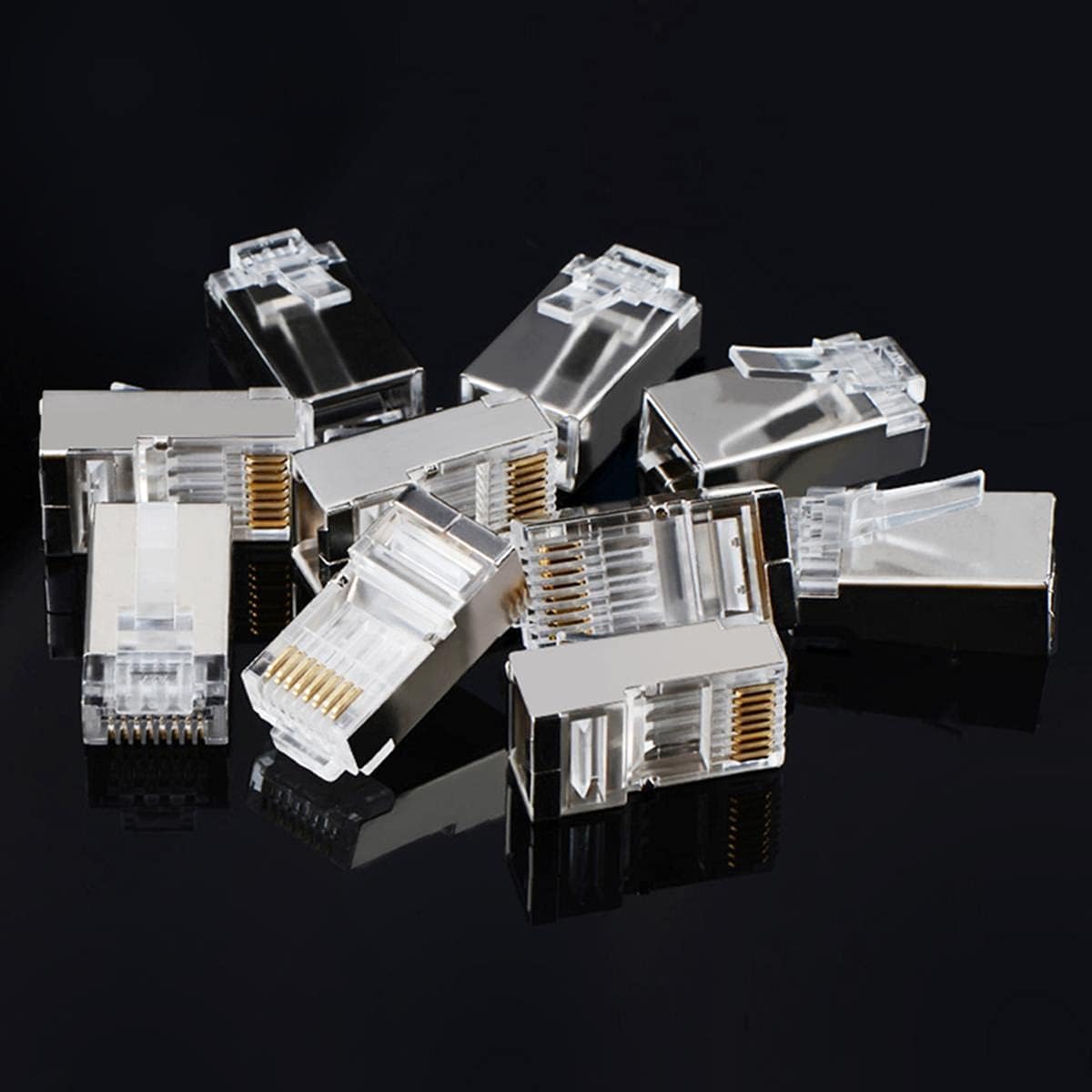 UGreen 50247 RJ45 Cat6 Shield Connector Plug 50-Piece Set