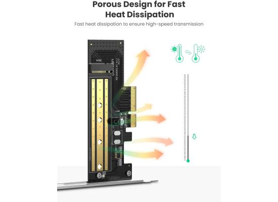 UGREEN PCIe 3.0 x 4 NVME M.2 SSD Converter Adapter
