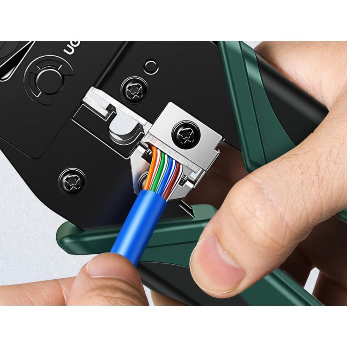 UGREEN NW136 Ethernet connector crimping pliers (black/green) 70683