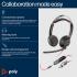 Poly Blackwire 5220 Stereo USB-C Headset, 32mm Driver Size, Omnidirectional Microphone Style, 3.5mm Plug + USB-C & USB-A Adapter Connectivity, Black | 8X231AA