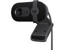 Logitech Brio 100 Full HD 1080p Webcam for Meetings, Streaming, Desktop, Laptop, PC - Built-in Mic, Shutter, Works with Zoom, Microsoft Teams, Nintendo Switch 2’s New GameChat Mode-Off, Graphite
