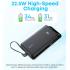 Anker Zolo Power Bank, 20k, 22.5W Max, USB-C In and Out Fast Charging Battery Pack, Slim Travel Essential Phone Power Bank, White.