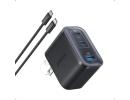 Anker Nano Charger, Ultra-Fast 70W Output 3-Port USB C Charger Block, Fast Charging, Compact and Stylish, for, MacBook, iPad, and More.