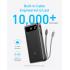 Anker Power Bank, 20,000mAh Travel Essential Portable Charger with Built-in USB-C Cable, 3-Port 87W Max Fast Charging Battery Pack.