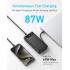 Anker Power Bank, 20,000mAh Travel Essential Portable Charger with Built-in USB-C Cable, 3-Port 87W Max Fast Charging Battery Pack.