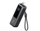 Anker Power Bank (25K, 165W, Built-In and Retractable Cables), for Multi-Device Charging, (Black)