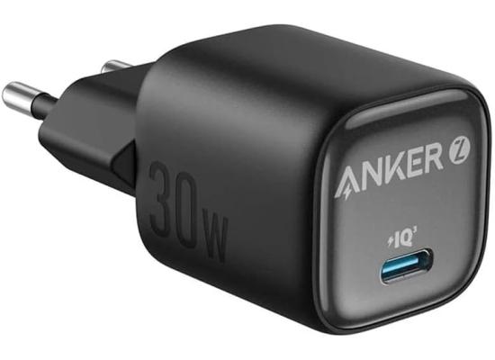 Anker Zolo Charger USB-C Output Wall Charger 30W PD, Fast Charging - Black