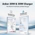 Anker Zolo Charger USB-C Output Wall Charger 20W PD, Fast Charging - Black