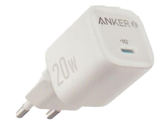 Anker Zolo Charger USB-C Output Wall Charger 20W PD, Fast Charging - White