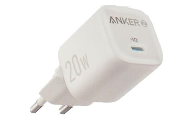 Anker Zolo Charger USB-C Output Wall Charger 20W PD, Fast Charging - White