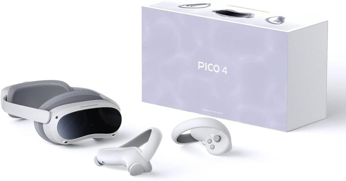 Pico 4 VR Headset (2022) 4K 90Hz 105°, 128GB Storage/8GB Ram All