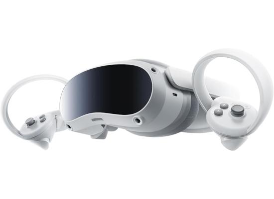 Pico 4 VR Headset (2022) 4K 90Hz 105°, 128GB Storage/8GB Ram All-In-One Virtual Reality Lightweight, 5300mAh/20.4wh Battery, 4K, Full-Color Video Passthrough, USB Type-C