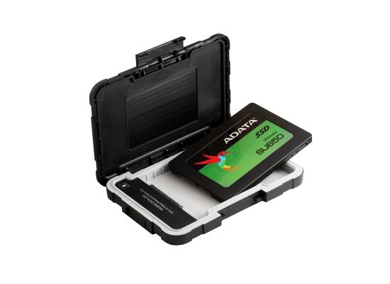 ADATA ED600 2.5 HDD/SSD External Enclosure, USB 3.2 For High Speed Data Transfer, One-Key Switch & Tool-free! Instant Installation, Waterproof Shockproof Dust Proof