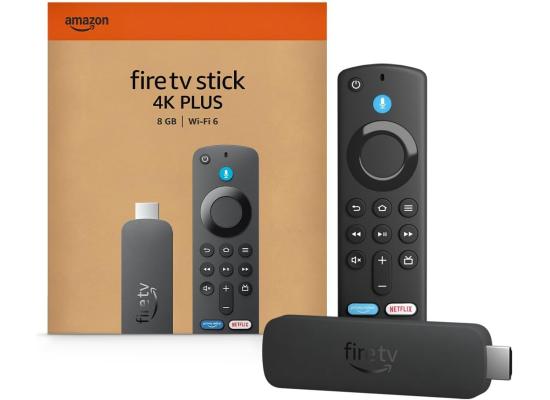 Amazon Fire TV Stick 4K Plus (newest model) with AI-powered Fire TV Search, Wi-Fi 6, stream over 1.8 million movies and shows, free & live TV