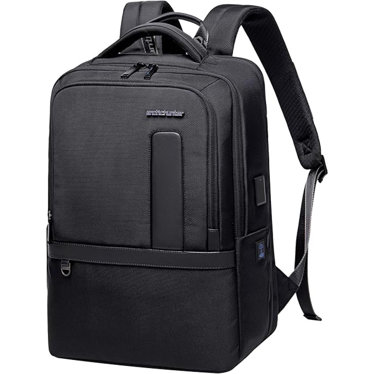 Arctic Hunter 16 Inch Expandable Laptop Backpack Water Repellent School Office Travel Day Pack with Built in USB port, B00490