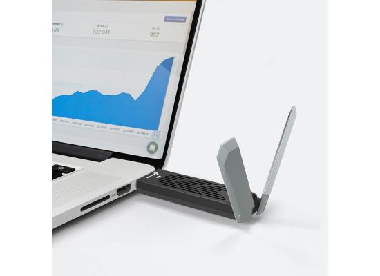 TP-Link Archer TBE400UH BE6500 WiFi 7 Dongle High Gain USB WiFi Adapter for PC, Tri-Band, MLO, Broader Coverage,OFDMA, MU-MIMO and Multi-RU, USB 3.0, WPA3, Easy Installation