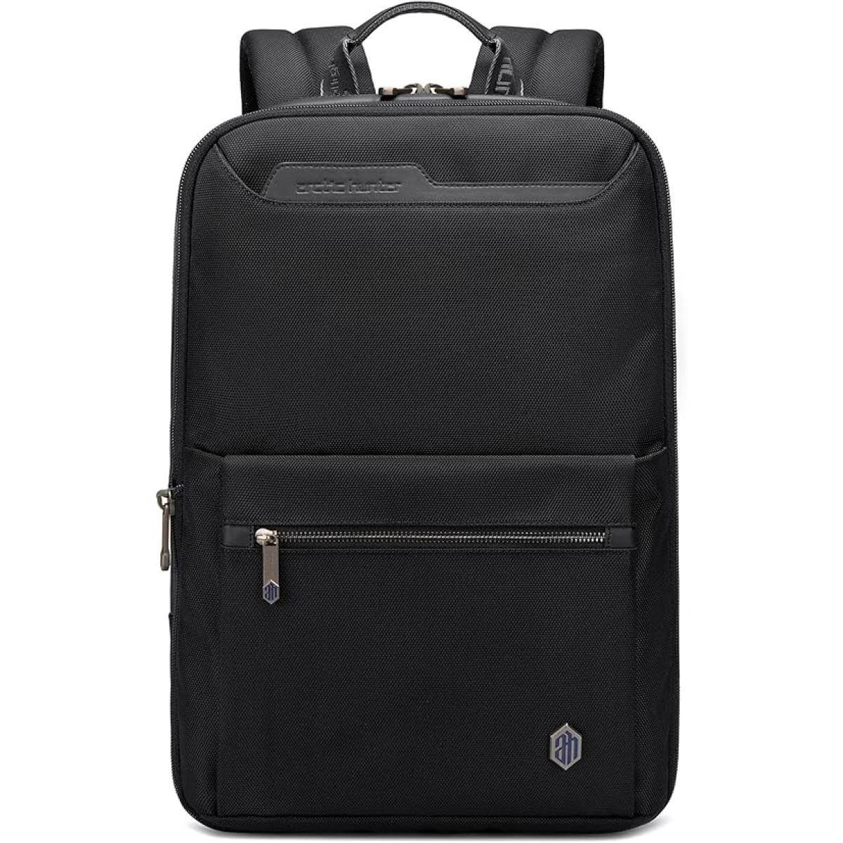 Arctic Hunter Business Laptop Backpack for Men and Women 15-inch Expandable Shoulder bag for School College Office and Travel, Black , B00410