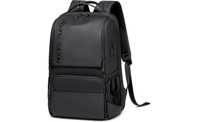 Arctic Hunter Premium Backpack Water Resistant Built-in USB Headphone Jack Laptop Daypack for Men and Women, Black , B00532 Arctic Hunter Premium Backpack Water Resistant Built-in USB Headphone Jack Laptop Daypack for Men and Women, Black , B00532
