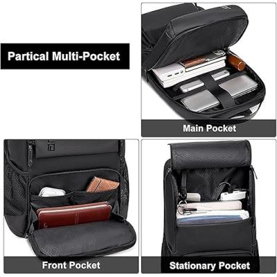 Arctic Hunter Premium Backpack Water Resistant Built-in USB Headphone Jack Laptop Daypack for Men and Women, Black , B00532