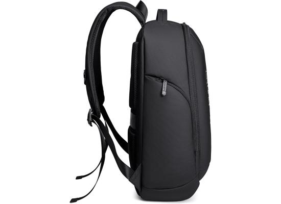 Arctic hunter Arctic Hunter 17-inch Laptop Daypack Durable Polyester Backpack with Built In USB/Headphone Port Computer Bag for Men Women, (Solid Black)