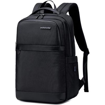Arctic hunter Slim Backpack for Men 20L Office Laptop Backpack with 15.6-inch Laptop Pocket Premium Polyester Water-resistant Light-weight Laptop Bag for College Business Commuter, Black , B00670