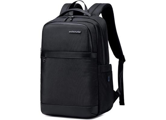 Arctic hunter Slim Backpack for Men 20L Office Laptop Backpack with 15.6-inch Laptop Pocket Premium Polyester Water-resistant Light-weight Laptop Bag for College Business Commuter, Black , B00670