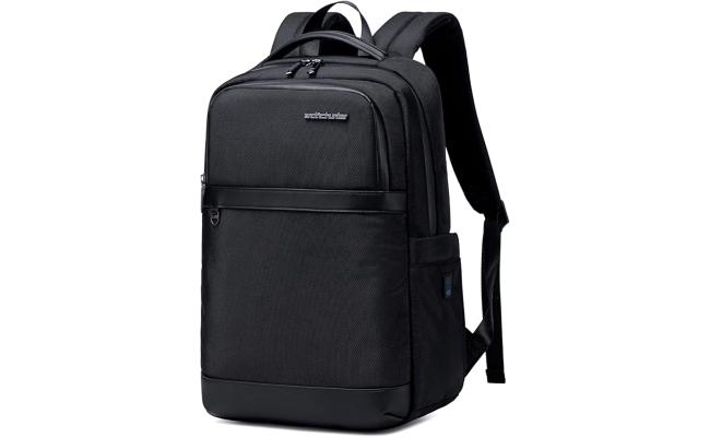 Arctic hunter Slim Backpack for Men 20L Office Laptop Backpack with 15.6-inch Laptop Pocket Premium Polyester Water-resistant Light-weight Laptop Bag for College Business Commuter, Black , B00670 Arctic hunter Slim Backpack for Men 20L Office Laptop Backpack with 15.6-inch Laptop Pocket Premium Polyester Water-resistant Light-weight Laptop Bag for College Business Commuter, Black , B00670