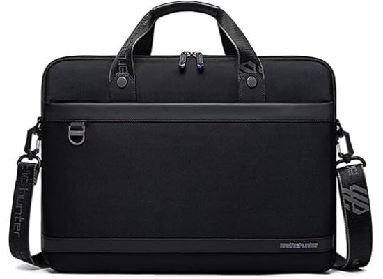 Arctic Hunter Business Water Resistant 15.6-inch Laptop Briefcase, Black , GW00022