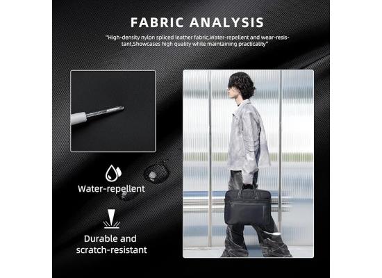 Arctic hunter Laptop Bag, Messenger bags for Men Laptop Sling Bag with Handle Water-resistant Briefcase for 15.6 inch Laptop, Black , GWB00849